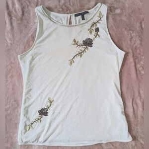 WHBM Embroidered Top (L)